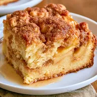 Apple Yogurt Coffee Cake with Greek Yogurt