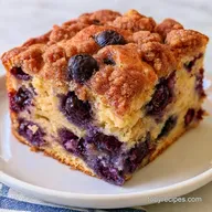Blueberry Buttermilk Coffee Cake with Cinnamon Streusel