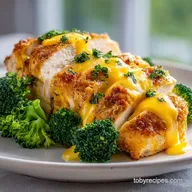 Healthy Broccoli Cheddar Stuffed Chicken Breast