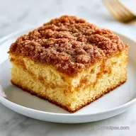 Cake Mix Coffee Cake with Sour Cream
