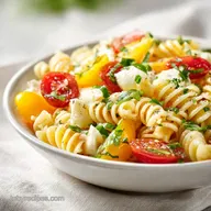 Caprese Pasta Salad: Fresh and Vibrant