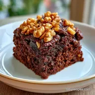 Moist Coffee and Walnut Cake