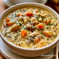 Creamy Chicken Wild Rice Soup One-Pot