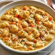 Crockpot Chicken Gnocchi Soup for 6