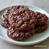 Dark Double Chocolate Cookies in 30 Min