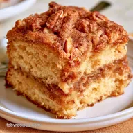 Greek Yogurt Coffee Cake for 10 Slices