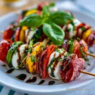 Easy Antipasto Skewers in 15 Minutes