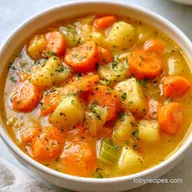 Easy Vegetable Soup for 6 Servings