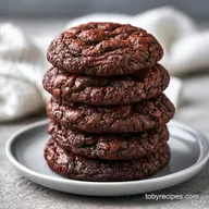 Fudgy Chocolate Cookies with Dark Cocoa