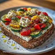 Greek Vegetable Sandwich in 12 Minutes
