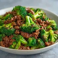 Ground Beef and Broccoli in 25 Minutes