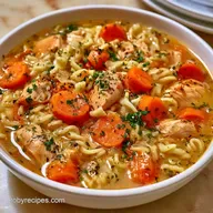 Homemade Chicken Noodle Soup in 60 Minutes