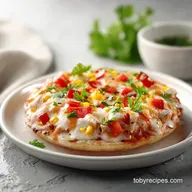 Mexican Pizza Recipe with Seasoned Beef for 4 Servings