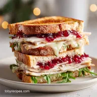 Leftover Cranberry Turkey Sandwich: Crispy & Gooey
