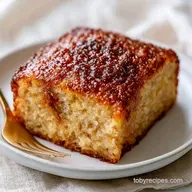 Old Fashioned Banana Coffee Cake with Sandy Crust