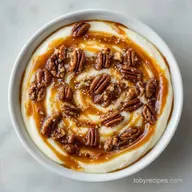 Salted Caramel Pecan Cheesecake Dip for 8