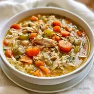 Slow Cooker Chicken Noodle Soup: 8 Servings