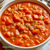 Tomato Vegetable Soup for 8 Bowls
