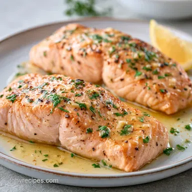 Baked Salmon Recipe in 20 Minutes Recipe Card