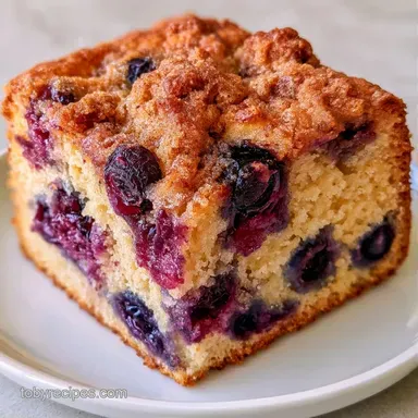 Blueberry Buttermilk Coffee Cake in 45 Min Recipe Card