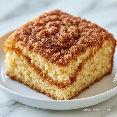 Cake Mix Coffee Cake with Sour Cream Recipe Card