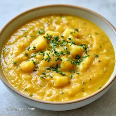 Cheesy Potato Soup in 35 Minutes Recipe Card