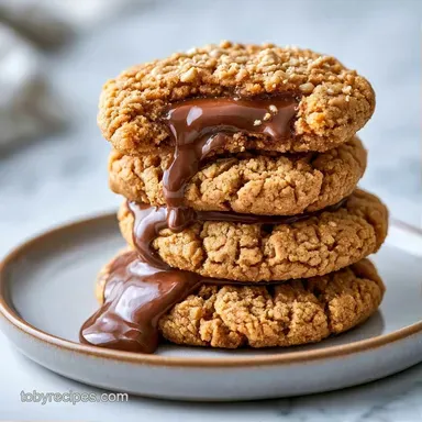 Chewy Chocolate PB Cookies in 40 Minutes Recipe Card