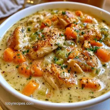 Chicken Pot Pie Soup in 31 Minutes Recipe Card