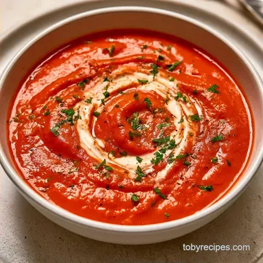 Creamy Tomato Soup in 22 Minutes