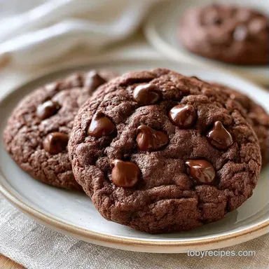 Double Chocolate Chip Cookies in 38 Min Recipe Card