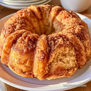 Espresso Bundt Coffee Cake for 15 Slices Recipe Card