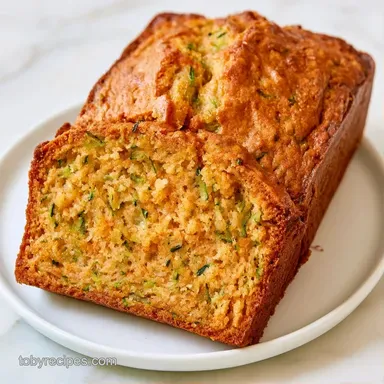 Food Processor Zucchini Bread: Moist Recipe Card