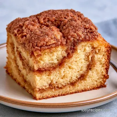 Greek Yogurt Coffee Cake in 50 Minutes Recipe Card