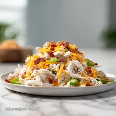 Jalapeno Popper Chicken Salad Meal Prep Recipe Card