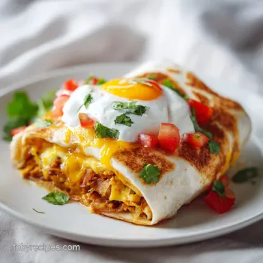 Quick Make Ahead Breakfast Burritos in 25 Minutes Recipe Card