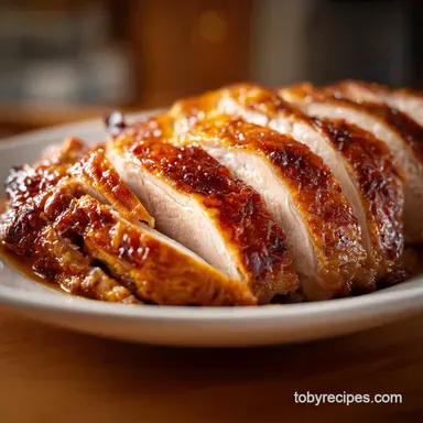 Oven Roasted Turkey Breast Recipe for 6 Recipe Card