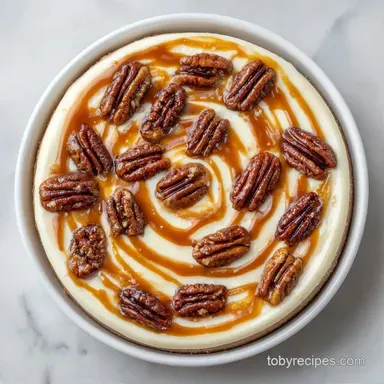 Salted Caramel Pecan Cheesecake Dip for 8 Recipe Card