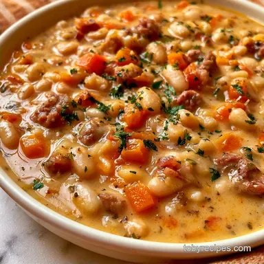 Tuscan White Bean Soup with Sausage