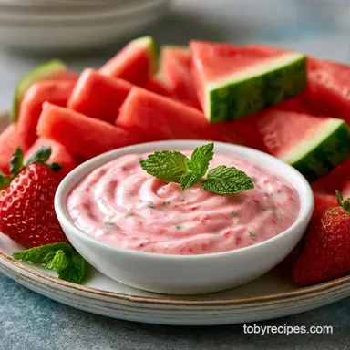 Watermelon Fries Dip in 15 Minutes Recipe Card