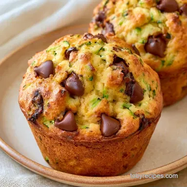 Zucchini Chocolate Muffins in 35 Minutes Recipe Card