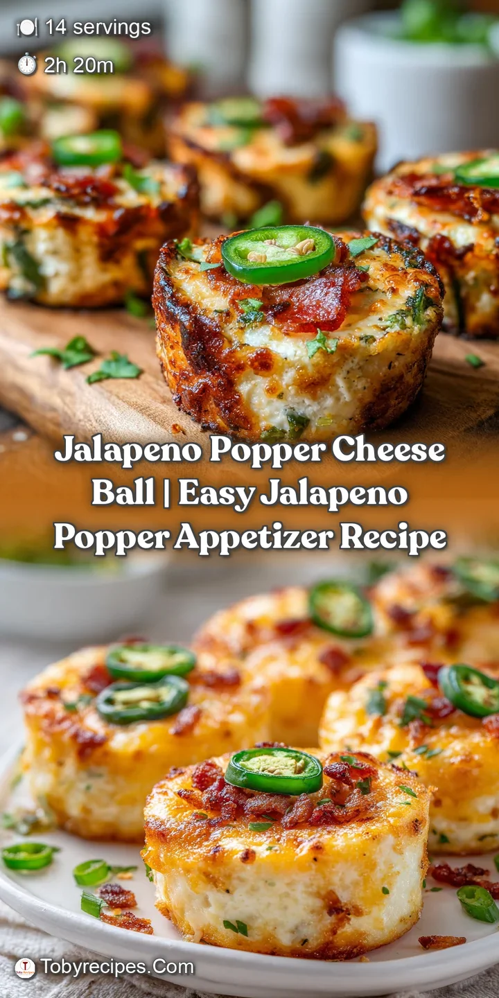 Close-up of a textured cheese ball, creamy swirls punctuated by vibrant green jalapeno pieces and crunchy pecans.