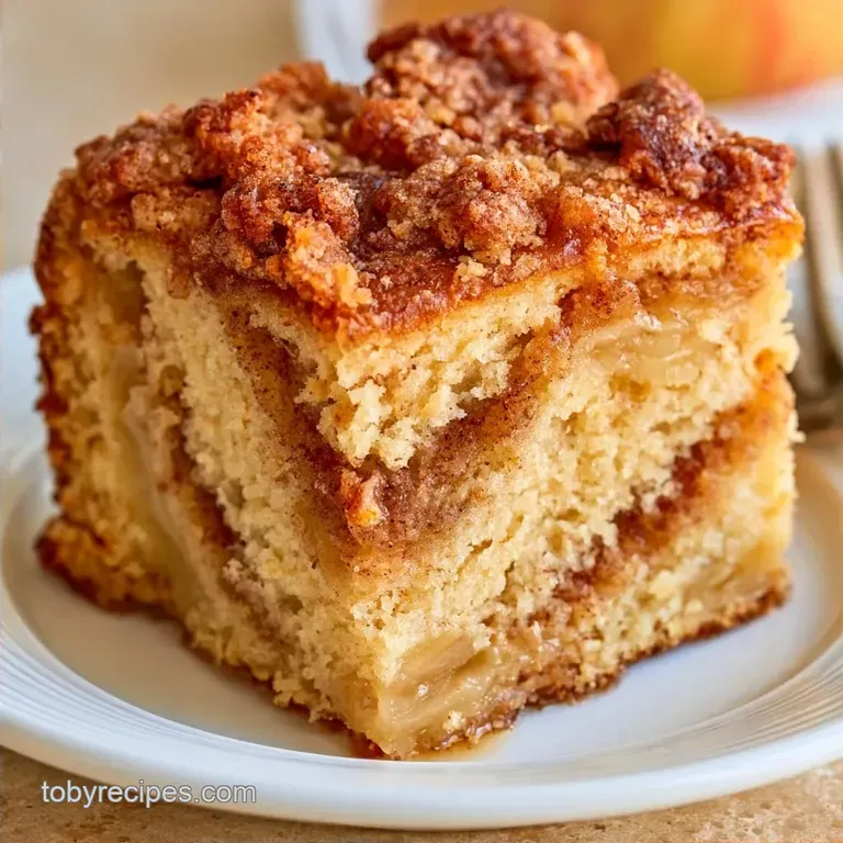 Moist Apple Cinnamon Coffee Cake with Streusel Topping