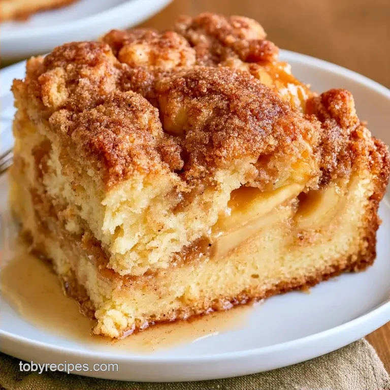 Apple Yogurt Coffee Cake with Greek Yogurt