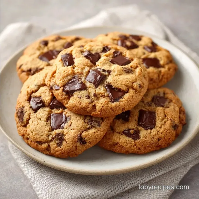Chocolate Chunk Cookies: Chewy Brown Butter