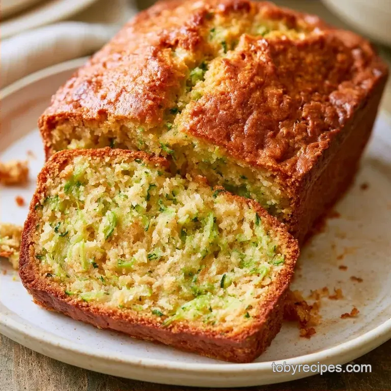Brown Sugar Zucchini Bread with Cinnamon