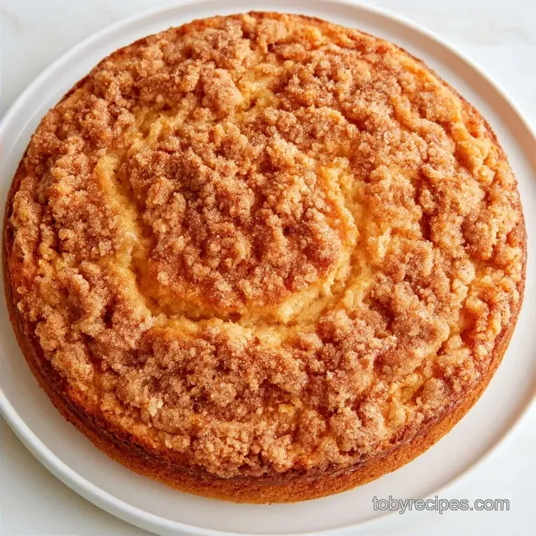 Cinnamon Streusel Coffee Cake Hostess in 60 Minutes