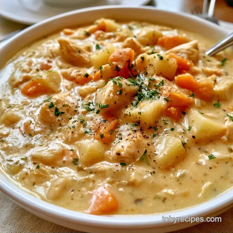 One-Pot Creamy Chicken Potato Soup