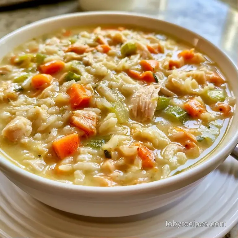 Pale golden soup served in a rustic bowl on a wooden table with a linen napkin and a silver spoon on the side.