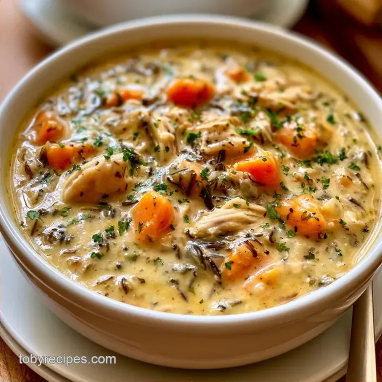Creamy Chicken Wild Rice Soup: One-Pot Meal