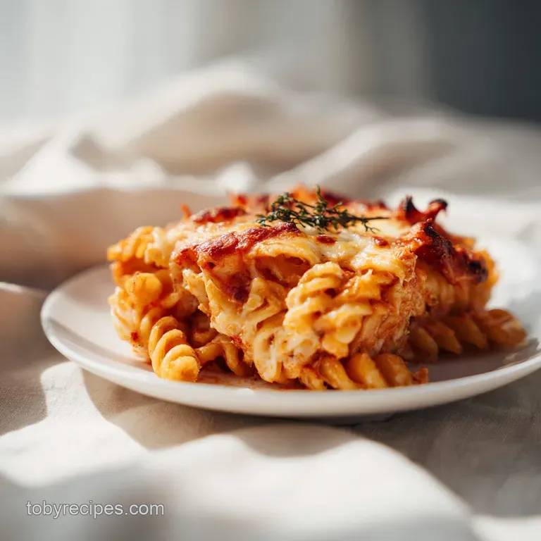 Creamy Tomato Pasta Bake: Velvety and Cheesy